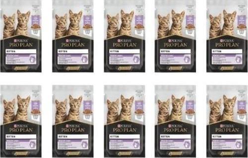 Pouch Kitten Hindili Yavru Kedi Maması 85 G - 10 Adet