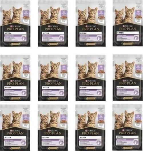 Pouch Kitten Hindili Yavru Kedi Maması 85 G - 10 Adet