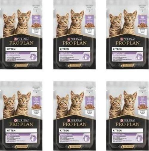 Pouch Kitten Hindili Yavru Kedi Maması 85 G - 6 Adet