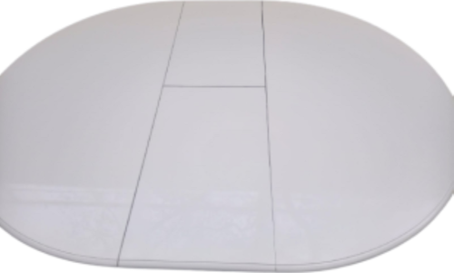 Masa Baba 11099 Klasik Model Ihlamur Ayak Açılır MDF tabla Krem Lake El yapım