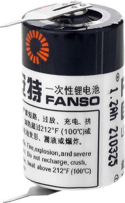 ER14250 - 1/2AA-2PT - 3.6V Li-SOCI2 Lithium Pil
