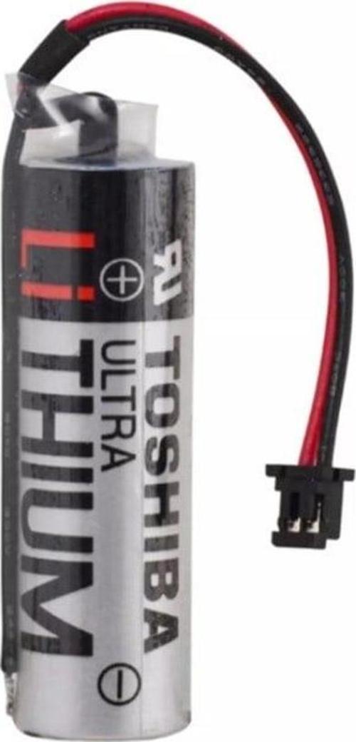 ER6V 3.6V Siyah Soketli PLC, CNC Lithium Pil