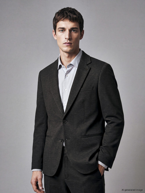 LCW BUSINESS Siyah Slim Fit Erkek Blazer Ceket