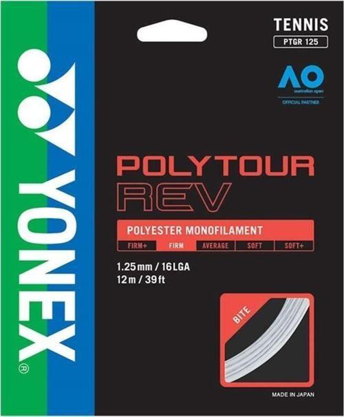 Poly Tour Rev 1.25 12M Beyaz Tenis Kordajı