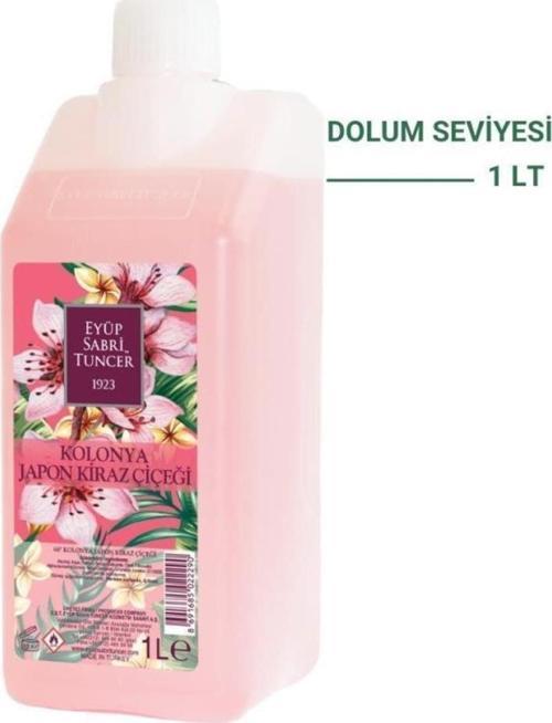 Japon Kiraz Çiçeği Kolonyası Kilit Kapaklı 1 Litre
