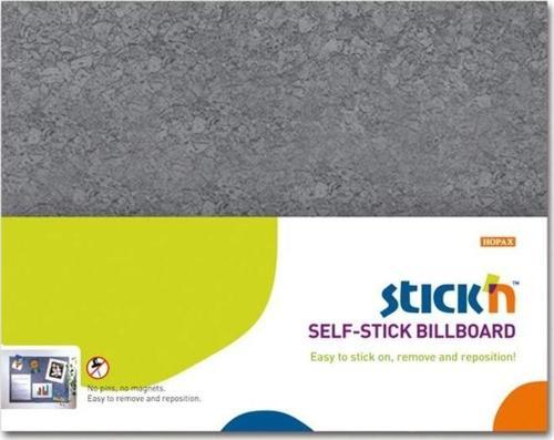 Stickn Mantar Pano Yapışkanlı 58X46Cm Gri
