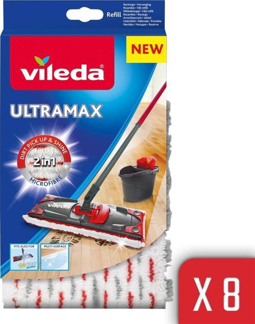 Ultramat Dikdörtgen Mikrofiber Yedek Paspas 8'li Yedek