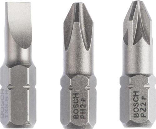 - 3 Parçalı Extra Hard Serisi Vidalama Ucu Seti PH2/PZ2/SL1,0*25 mm