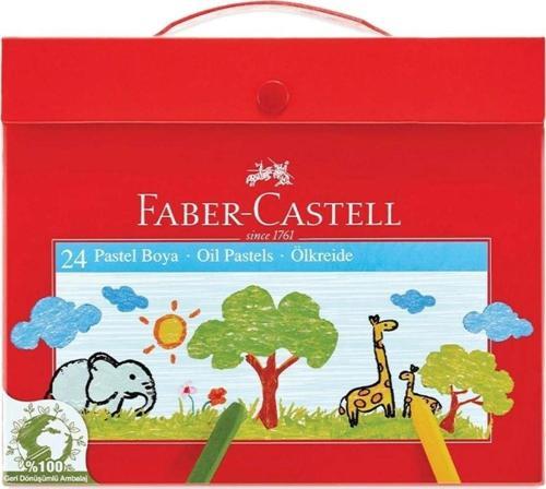 Karton Çantalı Pastel Boya 24'lü