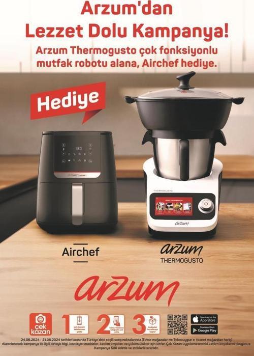 AR1181 Thermogusto Çok Fonksiyonlu Akıllı Mutfak Robotu Hediyeli
