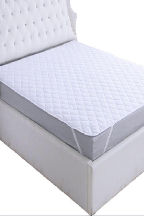 Kapitoneli Sıvı Geçirmez Alez 200X200 Cm Tek Kişilik Köşe Lastikli