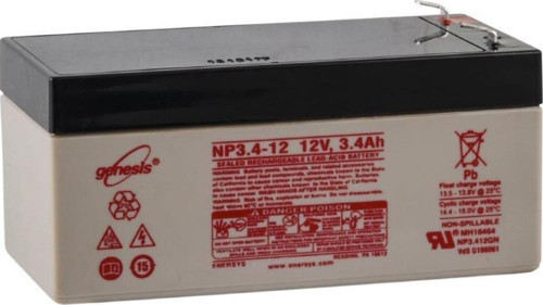 NP 12V 3.4 Ah Bakımsız Kuru Akü