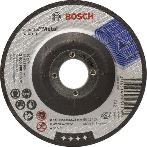 - 115*2,5 mm Expert Serisi Bombeli Metal Kesme Diski (Taş)