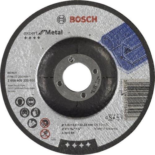 - 125*2,5 mm Expert Serisi Bombeli Metal Kesme Diski (Taş)