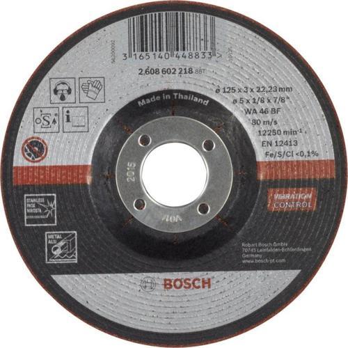 - 125*3,0 mm Yarı Esnek Inox (Paslanmaz Çelik) Taşlama Diski