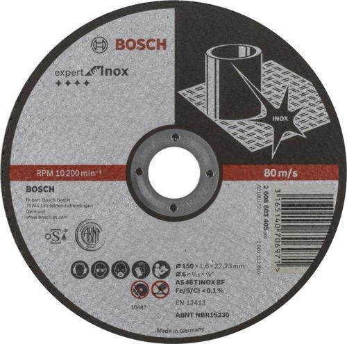 - 150*1,6 mm Expert Serisi Düz Inox (Paslanmaz Çelik) Kesme Diski (Taş)