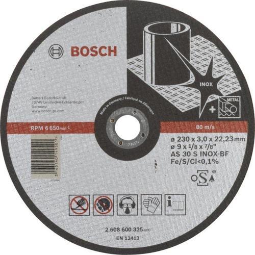- 230*3,0 mm Expert Serisi Düz Inox (Paslanmaz Çelik) Kesme Diski (Taş)