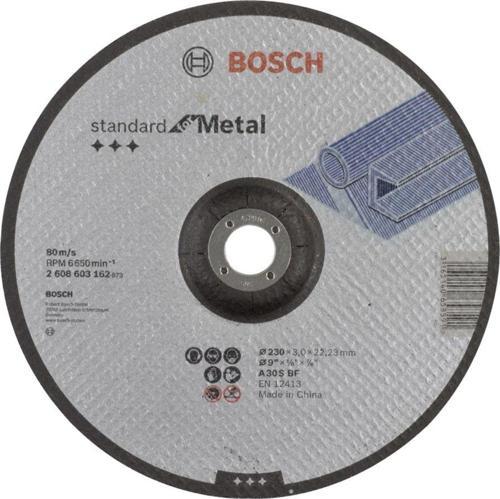 - 230*3,0 mm Standard Seri Bombeli Metal Kesme Diski (Taş)