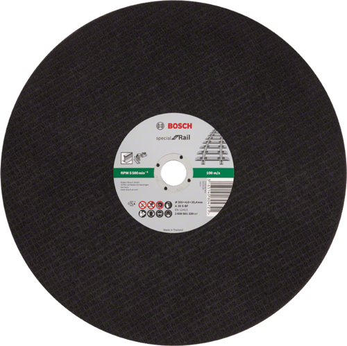 - 355*4,0 mm Ray Kesme İçin Özel Kesme Diski