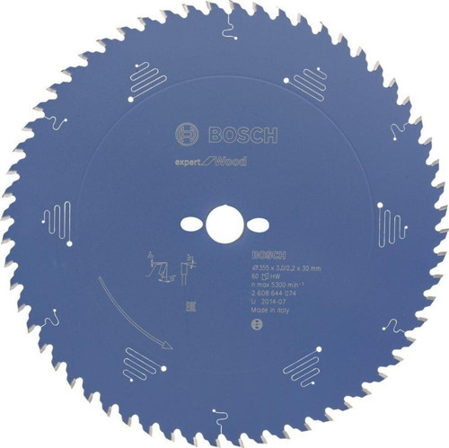 - Expert Serisi Ahşap için Daire Testere Bıçağı 355*30 mm 60 Diş