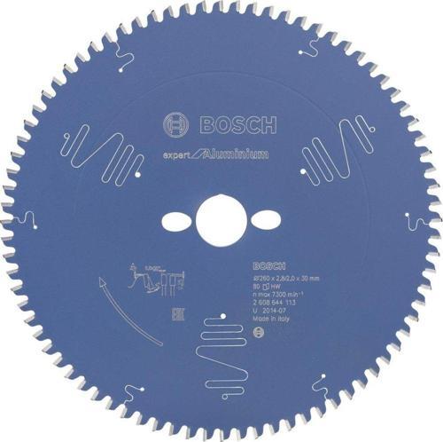 - Expert Serisi Alüminyum için Daire Testere Bıçağı 260*30 mm 80 Diş
