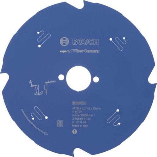 - Expert Serisi Lifli Çimento Ve Alçıpan için Daire Testere Bıçağı 190*30 mm 4 Diş