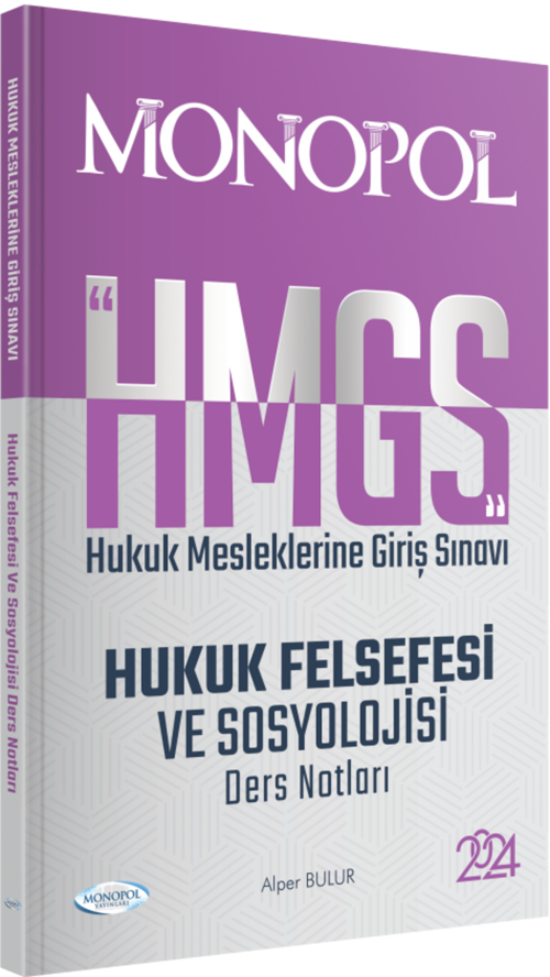 HMGS Hukuk Felsefesi ve Sosyolojisi Ders Notları