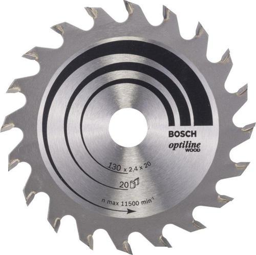 - Optiline Serisi Ahşap için Daire Testere Bıçağı 130*20/16 mm 20 Diş