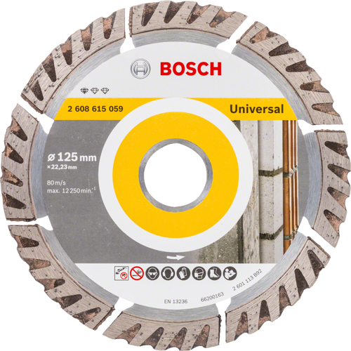 - Standard Seri Genel Yapı Malzemeleri İçin Elmas Kesme Diski 125 mm 10'lu  Paket