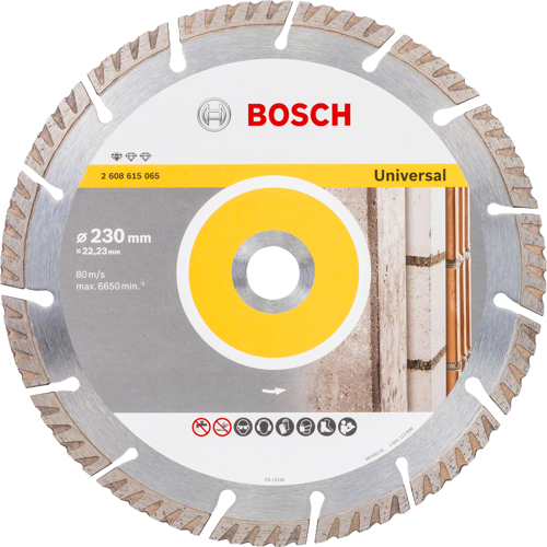 - Standard Seri Genel Yapı Malzemeleri İçin Elmas Kesme Diski 230 mm 10'lu Paket
