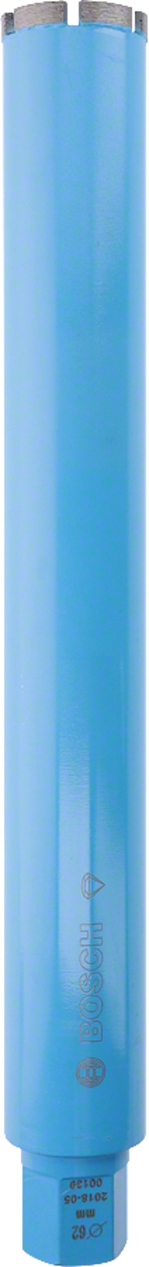 - Standard Seri Beton İçin 1 1/4'' UNC Girişli Sulu Elmas Karot Ucu 62mm