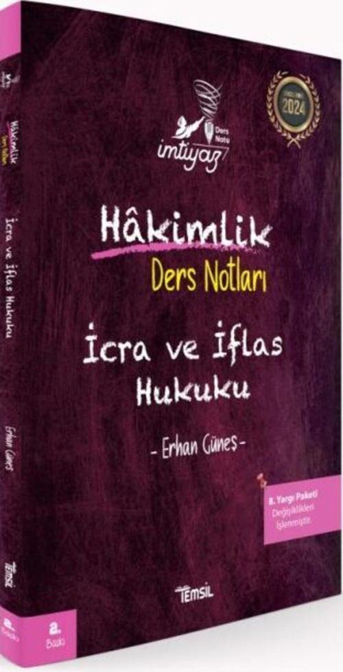 İmtiyaz Hakimlik Ders Notları İcra ve İflas Hukuku 