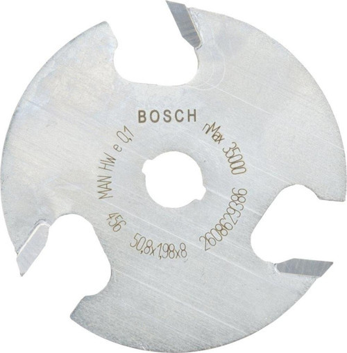 - Expert Serisi Ahşap İçin Üç Bıçaklı, Sert Metal Diskli Kanal Freze 8*50,8*2 mm