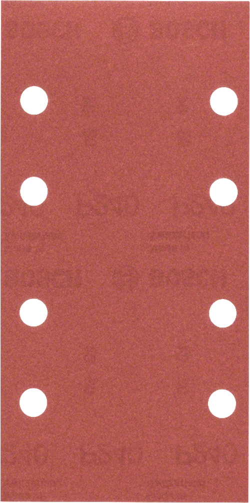 - Titreşimli Zımpara Kağıdı 10'lu, 93 x 185 mm 240 Kum 8 Delik