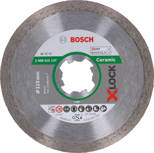 - X-LOCK - Standard Seri Seramik İçin Elmas Kesme Diski 115 mm