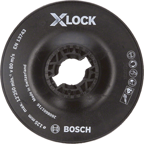 - X-LOCK - 125 mm Fiber Disk Sert Taban