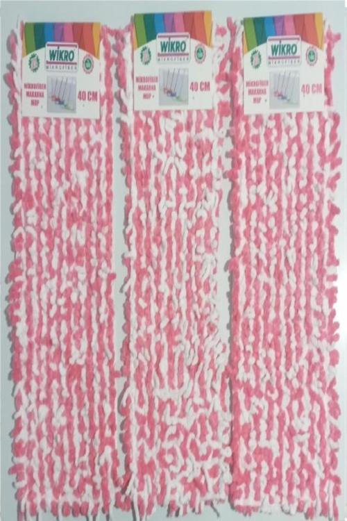 3 Adet Mikrofiber Makarna Mop 40 Cm