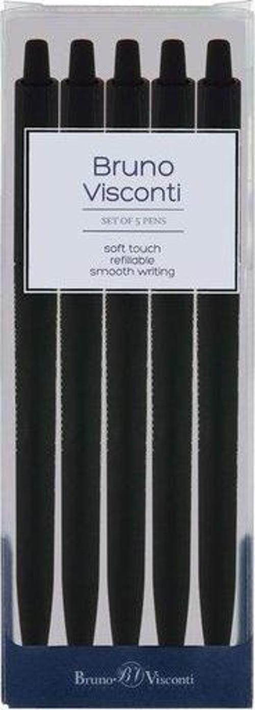 Slim Click 5li Set Tükenmez Kalem Siyah