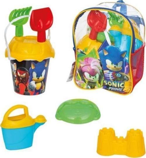 - Sonic Resimli Sirt Cantali Plaj Set