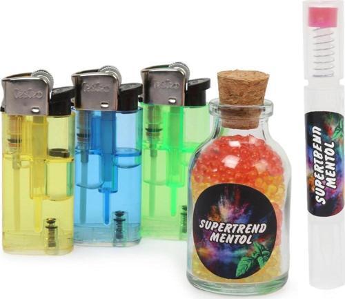 Mentol Topu Karpuz Ve Limon 1000 Adet 1 Aplikatör3 Adet Çakmak