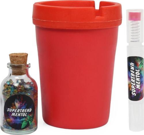 Mentol Topu Mix (Meyve Topları)  500 Adet 1 Aplikatör Kokusuz Küllük