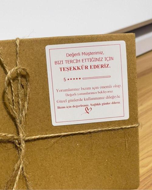 Eticaret Yapışkanlı Etiket 6 x 6 cm 1000 Adet