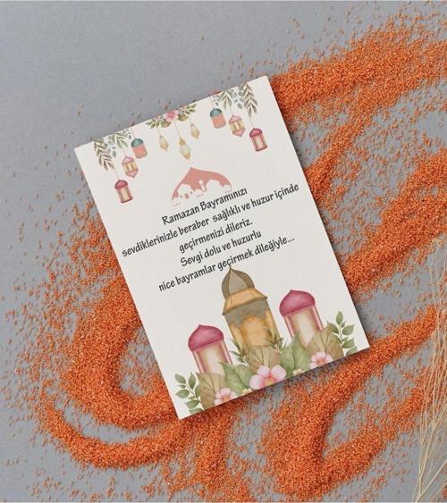 Ramazan Bayramı Kartı 8 x 12 cm 50 Adet