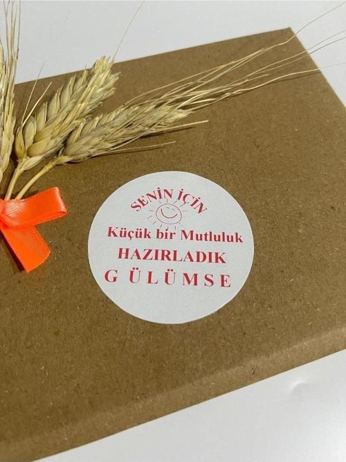 Senin İçin Yuvarlak Yapışkanlı Etiket 5 x 5 cm 100 Adet