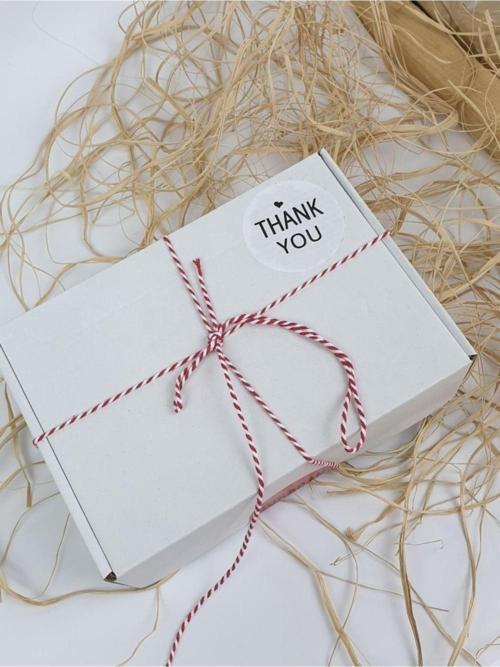 Thank You Yazılı Yuvarlak 50 Mmm 100 Adet Yapışkanlı Etiket