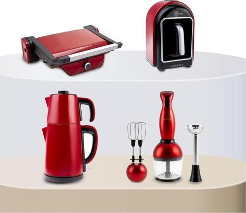 Gurme Plus Red Boyalı Elektrikli Çeyiz Seti