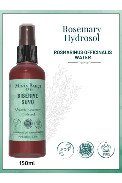 Organik Biberiye Suyu -yağlı- %100 Doğal, 150ml