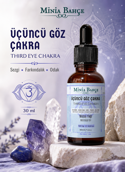 Üçüncü Göz Çakra Masaj Yağı – 30 ml