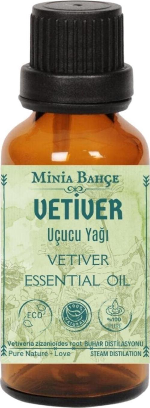 Vetiver Uçucu Yağı, %100 Saf, 10 Ml