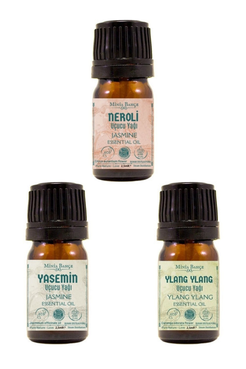 Yasemin Yağı, Portakal Çiçeği (neroli) Yağı, Ylang Ylang Yağı, 2,5'ar Ml